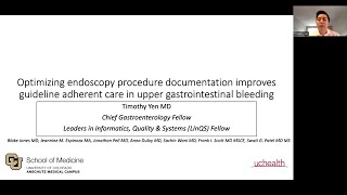 Optimizing Endoscopy Procedure Documentation improves Guideline Adherent Care in Upper GI Bleeding