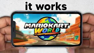 I Played Mario Kart World On My PHONE...