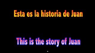 Juanes — La Historia De Juan — Lyrics Spanish/English