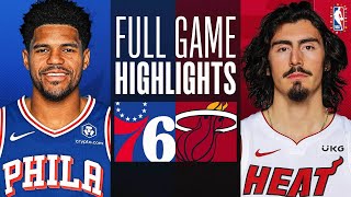 76ERS at HEAT | FULL GAME HIGHLIGHTS | December 25, 2023
