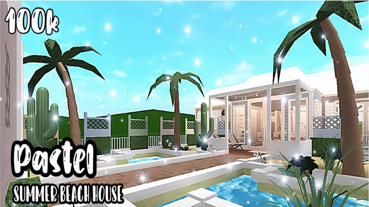 Bloxburg Beach House Build Bloxburg Beach House Build