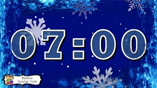 7 Minutes Winter Snow Timer w Music