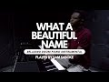 WHAT A BEAUTIFUL NAME | Relaxing Room Piano Instrumental | Sam Saboke