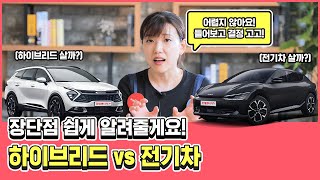 전기차 vs 하이브리드 장점? 단점? 나에게 맞는 차가 궁금할 때, 쉽게 설명합니다!