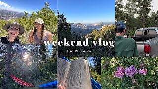 WEEKEND VLOG SPENT OUTSIDE :) (camping, hikes, and...i peed in the woods for the first time !!!!! )