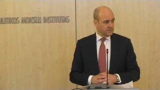 Swedish PM F.Reinfeldt on sustainable growth