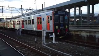 (1044)JR日豊本線 西小倉駅にてYC1系の甲種輸送を撮影