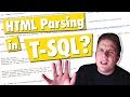 Parsing HTML In SQL Server