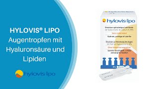 HYLOVIS® LIPO: Augentropfen mit Hyaluronsäure und ausgewählten Lipiden