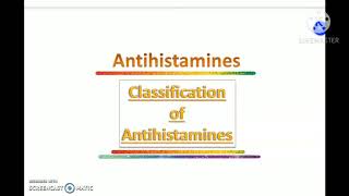 Antihistamines (B. Pharm) Diphenhydramine, Dimenhydrinate