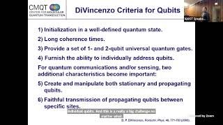 Photogeneration of Electron Spin Qubit Pairs in Molecular Materials for Quantum Information Appli...