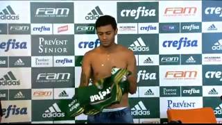 Apresentação do meia Cleiton Xavier do Palmeiras