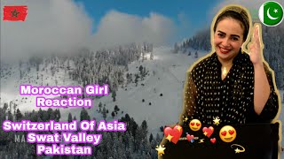 Switzerland Of Asia l Swat Valley l Pakistan Tourism l PTI Official |  Moroccan Girl Reaction