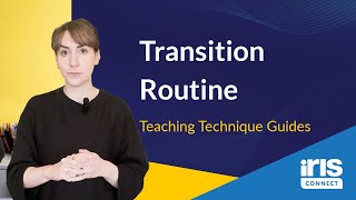 Transition Routine - Classroom Behaviour Management Technique