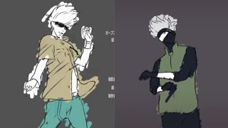 Gojo and Kakashi dance | Lost in paradise