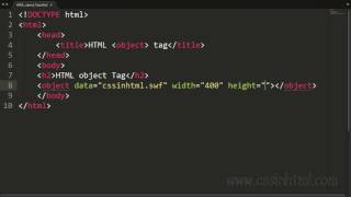 HTML object Tag