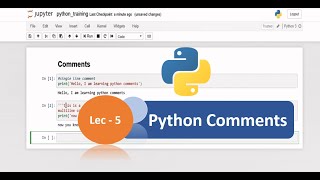 Python Tutorial - 5| Python Comments| Python Tutorial for Beginners |How to Write Comments in Python