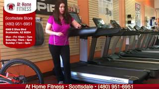 Life Fitness Platinum Club Treadmill SE3HD Console Product Review - AtHomeFitness.com Scottsdale