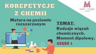 RODZAJE WIĄZAŃ CHEMICZNYCH. MOMENT DIPOLOWY. CZĘŚĆ 1 | MAT-CHEM Korepetycje