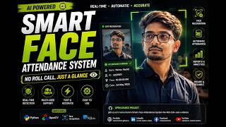 Smart Face Attendance System Using AI | No Roll Call, Just a Glance | OpenCV + Face Recognition