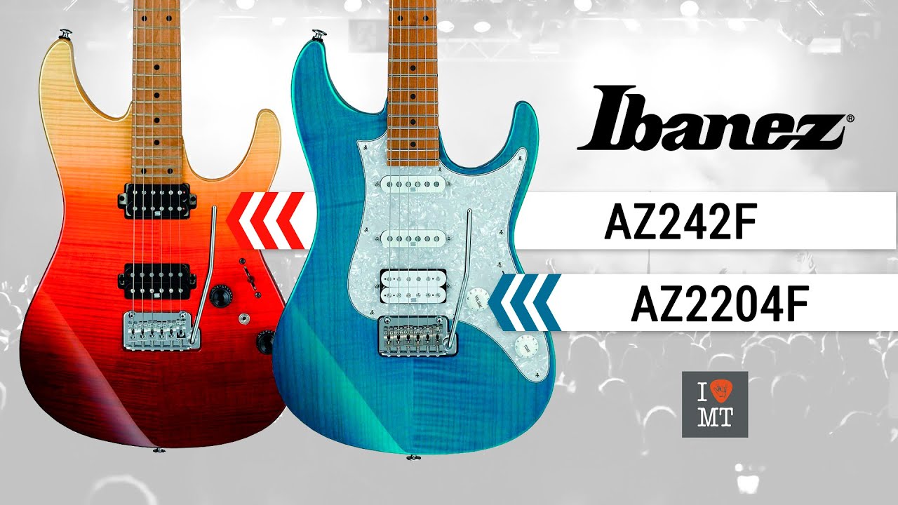 Overview Ibanez AZ242F And AZ2204F | МузТорг Україна - YouTube