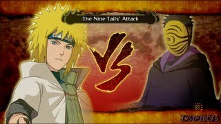 Naruto Ultimate Ninja Storm 3 Hokage vs Nine Tails and Tobi S-Rank Legend (English)