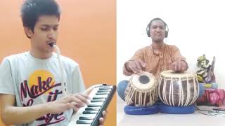 Ghar more pardesiya | #melodica #tabla cover | instrumental