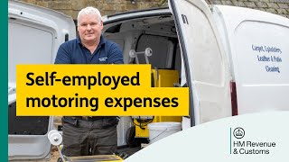 What motoring expenses can I claim if I'm self-employed?