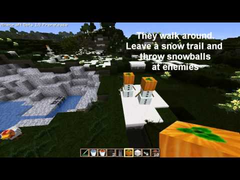 How to Spawn Snow Golems (Pumpkin Snowmen) in Minecraft 1.9 Pre-Release How to Spawn Snow Golems (Pumpkin Snowmen) in Minecraft 1.9 Pre-Release