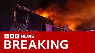 Moscow terror attack: “at least 40 dead” as gunmen storm concert hall | BBC News