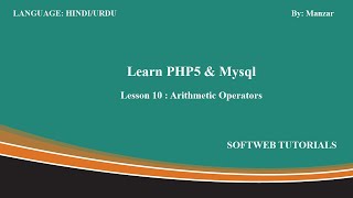 Arithmetic Operators in PHP | PHP tutorial in hindi