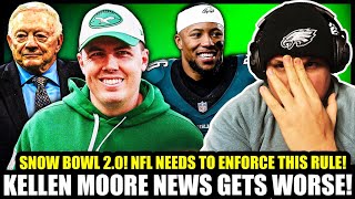 WELL ITS OFFICIAL AND KELLEN MOORE GET HIS SHOT AS HEAD COACH IN DALLAS! SNOW BOWL 2.0 VS RAMS!