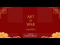 Art of War - Chapter 2 - Waging War - Sun Tzu (Blackscreen)