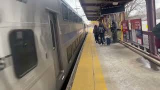 NJ Transit Northeast Corridor Semi Express Train #7838 New York arriving New Brunswick w/Multilevels