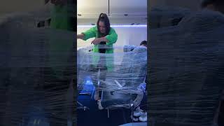 Womans plastic room DESTROYED by airline pt 2