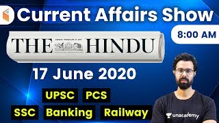 8:00 AM - Daily Current Affairs 2020 by Bhunesh Sir | 17 June 2020 | wifistudy