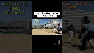 【日本リーガーのインハイ打ち！】大阪堺グローバル　小幡選手 #プロ野球 #softball #ソフトボール