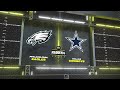 Madden NFL 24 - Philadelphia Eagles Vs Dallas Cowboys Simulation PS5 All-Madden Gameplay