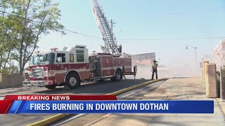 Details on 2 downtown Dothan fires