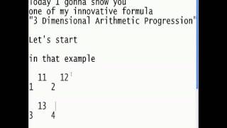 Three Dimesional Arithmetic Progression (Kumaran198726.blogspot.com)