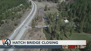 Hatch Road Bridge closing for bridge deck replacement