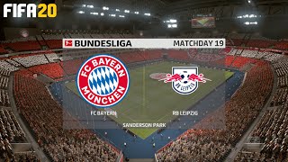 FIFA 20 ! Bayern Munich Vs RB Leipzig ! Bundesliga 2019/20 | 09.02.2020