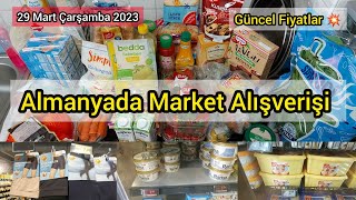 🛒 Almanya'da Edeka Market Alışverişi  ❌️ Güncel Market Fiyatları 🛒  Market Alışverişi - 29 Mart 2023