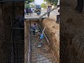 Construction of Drain - Concrete M25 for base slab raft