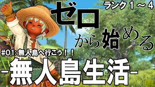 【FF14】無人島へ行こう！！専用通貨の獲得までのランク１から４を一気に解説！【無人島】