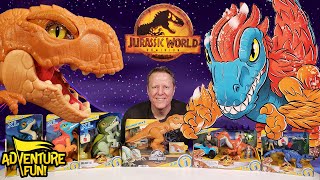Jurassic World Dominion Dinosaur Imaginext Toy Action Figures T-Rex & Pyroraptor AdventureFun!