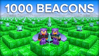 We Built 1000 Beacons in Survival Minecraft