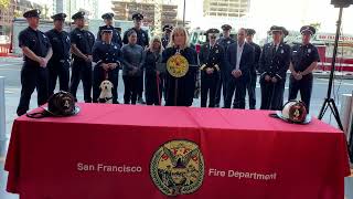 SFFD WELCOMES FACILITY K9’s