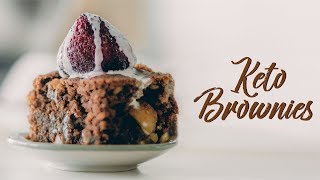 Keto Chocolate Brownie Recipe  | Low Carb | Cooking ASMR | #keto #kerodessert