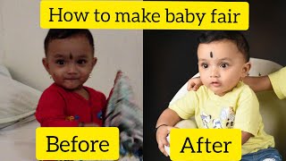 How to improve baby skin colour naturally?👶🏻Baby skin whitening home remedy/ಮಗುವನ್ನು ಬೆಳ್ಳಗಾಗಿಸುವುದು